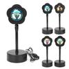 Sunset Projection Lamp 180 Degree Rotation USB Cable LED Atmosphere Light for Room Decor Photography