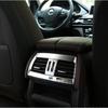 ABS Chrome Rear Air Conditioning Outlet Vent Cover Trim For BMW X5 X6 F15 F16 2014 2015 2016 2017 Car