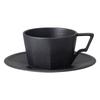 KINTO OCT Cup & Saucer, 300ml, Black, Microwave and Dishwasher Safe, Product Code 28895