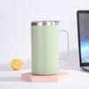 Stainless Steel Vacuum Insulated Coffee Mug With Handle 600ml Double Wall Thermal Cup Office Home Travel