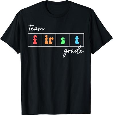 Team First Grade Back To School First Day of 1st Grade Cute T-Shirt