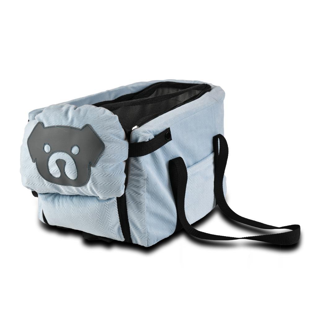 Multifunction Large Capacity Pet Car Seat Breathable Adjustable Harness Car Safety Seat Foldable Pet Car Luggage Travel