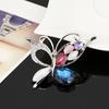 Retro Butterfly Crystal Brooch, Alloy Diamond Corsage Large Pin Women, Versatile Clothing Accessories