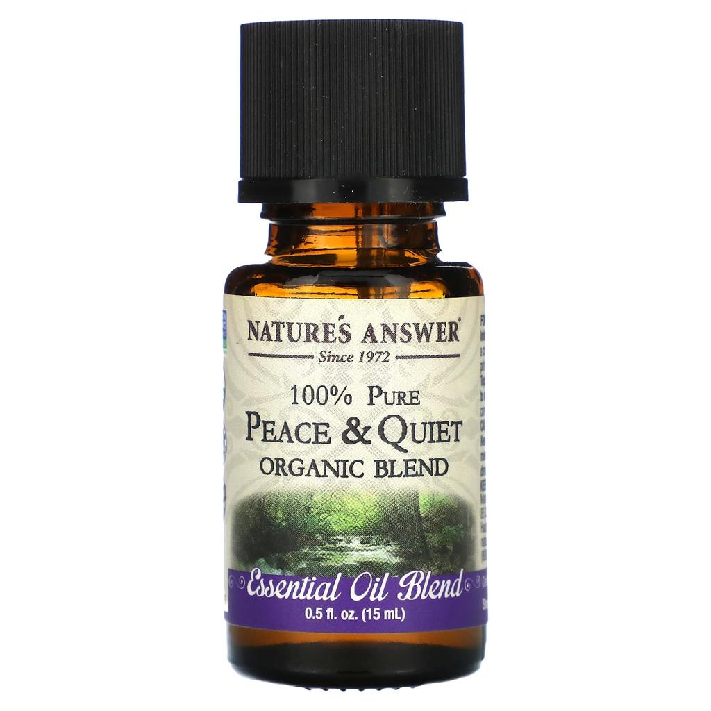 Nature's Answer 100% Pure Organic Essential Oil Blend, Calming and Relaxing, 15 Ml (0.5 Fl Oz)