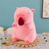 Розовая кукла капибара милая кукла-сопля медведь плюшевая игрушка тряпичная кукла подарок на день рождения