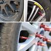 4Pcs 45/60mm Tire Valve Stem Cover Spiked Wheel Valve Cover Bicycles Tyre Hub Valve Stem Cover Motorcycle Tire Valves Covers Hat