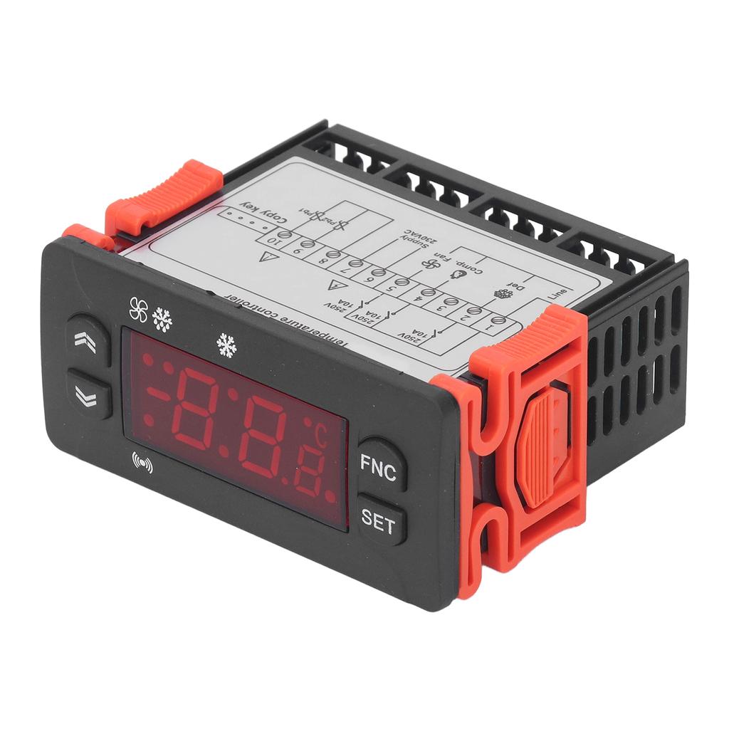 Регулятор температуры по Фаренгейту, по Цельсию, переключаемый цифровой дисплей, датчик, термостат 230 В переменного тока f