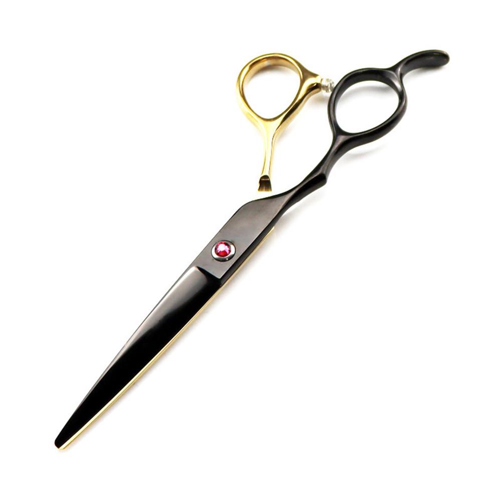 Ножницы для левой руки из стали 6 дюймов, золотые ножницы для стрижки волос, филировочные ножницы для парикмахера, парикмахерские ножницы