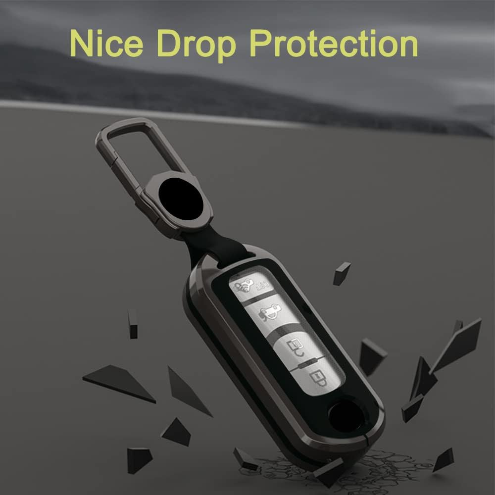 Alloy Metal Key Fob Cover,2 Pack Compatible with Mazda 3 6 8 Miata MX-5 CX-3 CX-5 CX-7 CX-9 RX-8