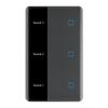 New Smart Home Luxury LED Display WiFi Remote Control  Light Tuya Alexa Home Products Smart Wall Switch