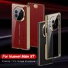 GKK Luxury Business Plating Magnetic Folding Case for HUAWEI Mate XT Clear TPU Frame Soft Hinge All-included Lens Full Shockproof Protect Cover