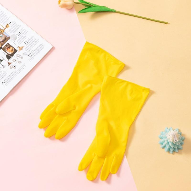 Водонепроницаемые перчатки для уборки по дому, латексные перчатки для чистки кухни, стирки, мытья посуды, износостойкие резиновые перчатки