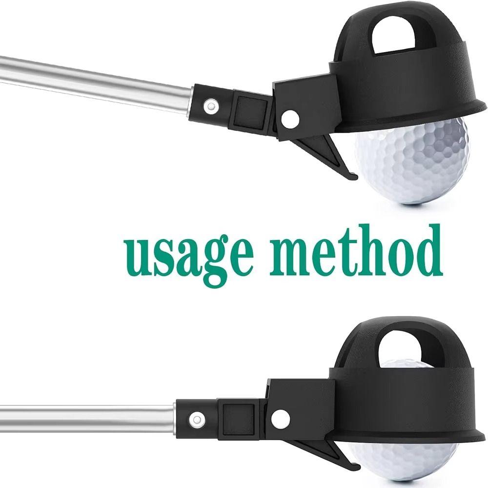 8 Sections Golf Ball Pick Up Tool Extendable Portable Golf Ball Picker Golf Gift