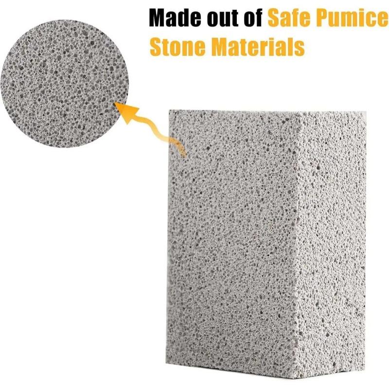 Главная Очистка уличного барбекю Инструмент для чистки кирпичной сковороды Высокотемпературная чистка кирпичного гриля для барбекю Пемза Щетка для чистки барбекю