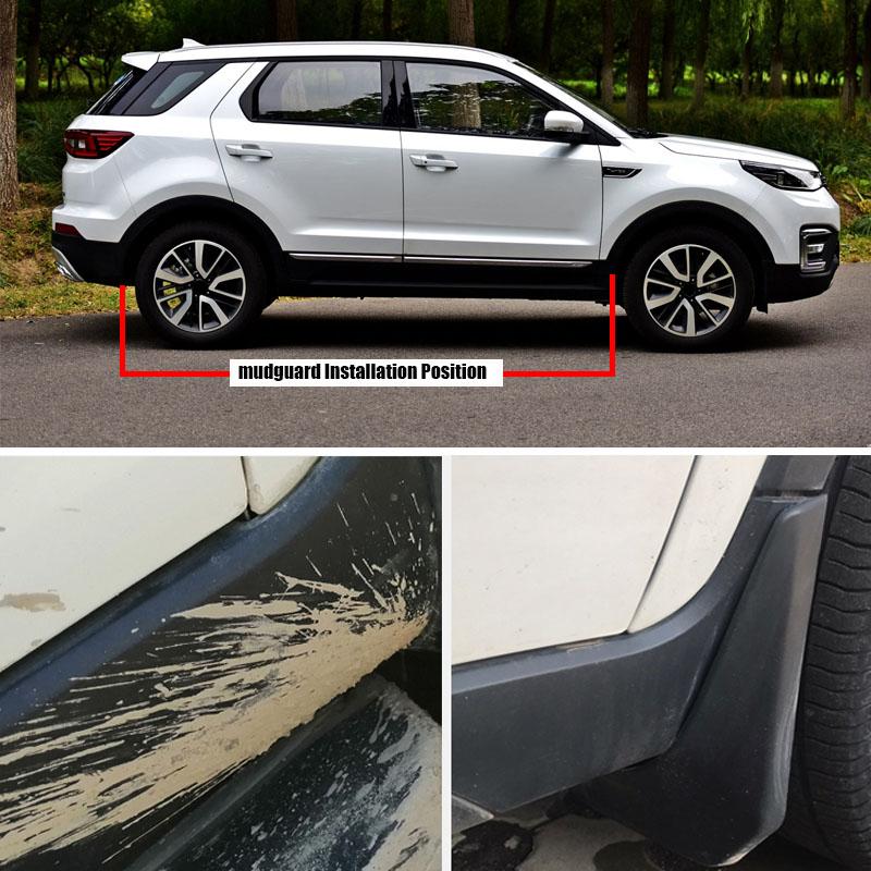 Автомобильные брызговики TONLINKER для Changan CS55 2022 2023, брызговики передние и задние крылья, 4 шт.