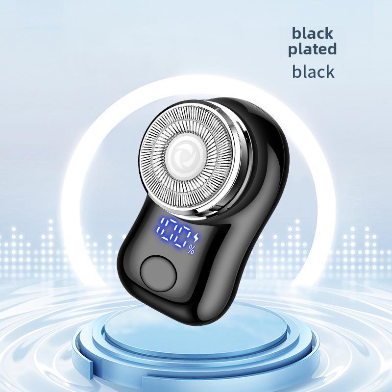 Модернизированная портативная бесшумная мини-электробритва - двойное кольцевое лезвие для мужчин