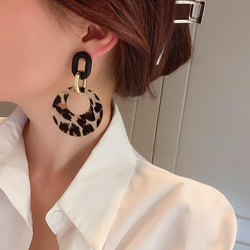 Unusual Earrings Korean Fashion Earrings for Women Arcylic Geometric Dangle Drop Earrings Trendy Jewelry Gifts Women's Earrings AVE