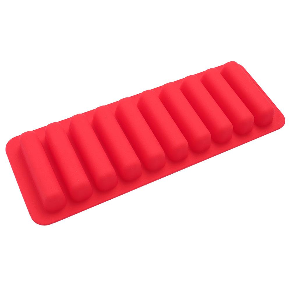 Silicone World 10 ячеек Форма для кубиков льда из силикона в форме пальца, Форма для маффинов, печенья, мороженого, шоколада