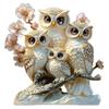 Andre Rouge Acrylic Stand Tabletop Decorative Virgin Feng Good Luck Figurine, Waterproof, Object, Owl, Dwarf, Bird, Mary, Shui, (Owl)