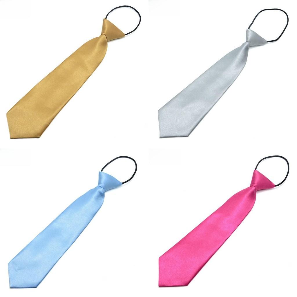Детский галстук унисекс, повседневный, из полиэстерового шелка, для подарка и выступлений