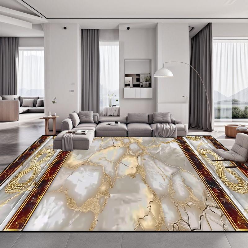 Роскошный скандинавский ковер большой площади для гостиной, дивана, кофейного столика, декоративный ковер для дома, спальни, холла отеля, нескользящий напольный коврик