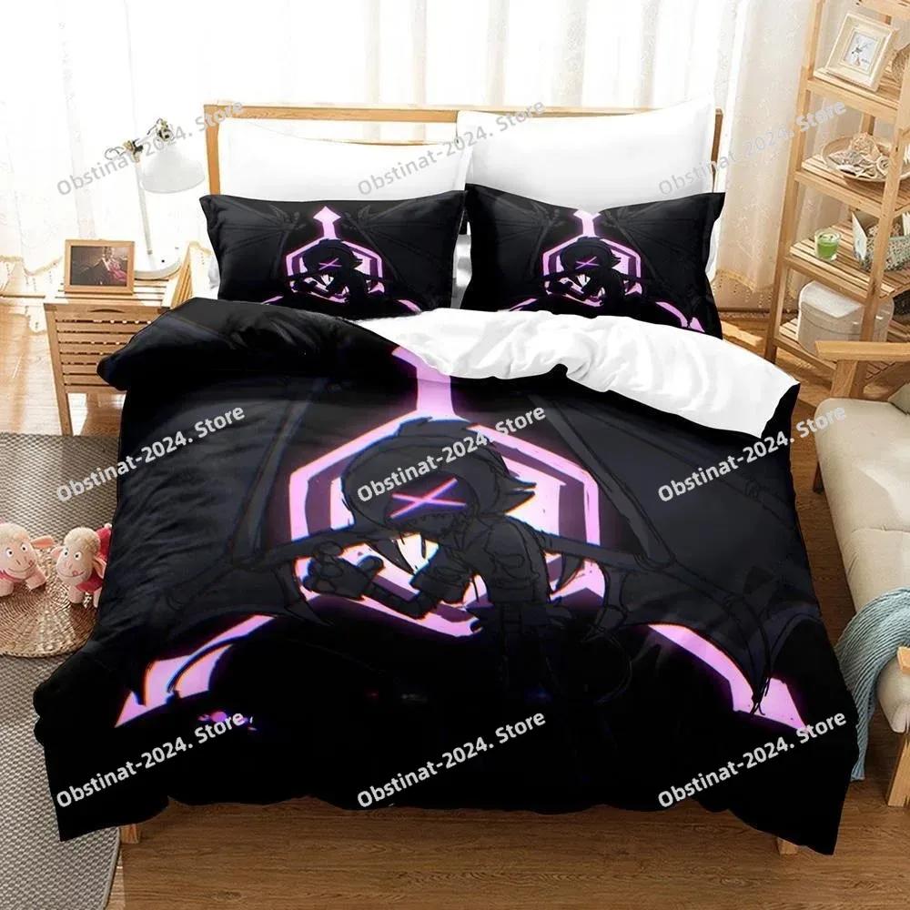 Fashion 3D Printing Anime Murder Drones Bedding Set Cartoon Three-piece Set Adult Kid Bedroom Duvet Cover Sets Home Textiles