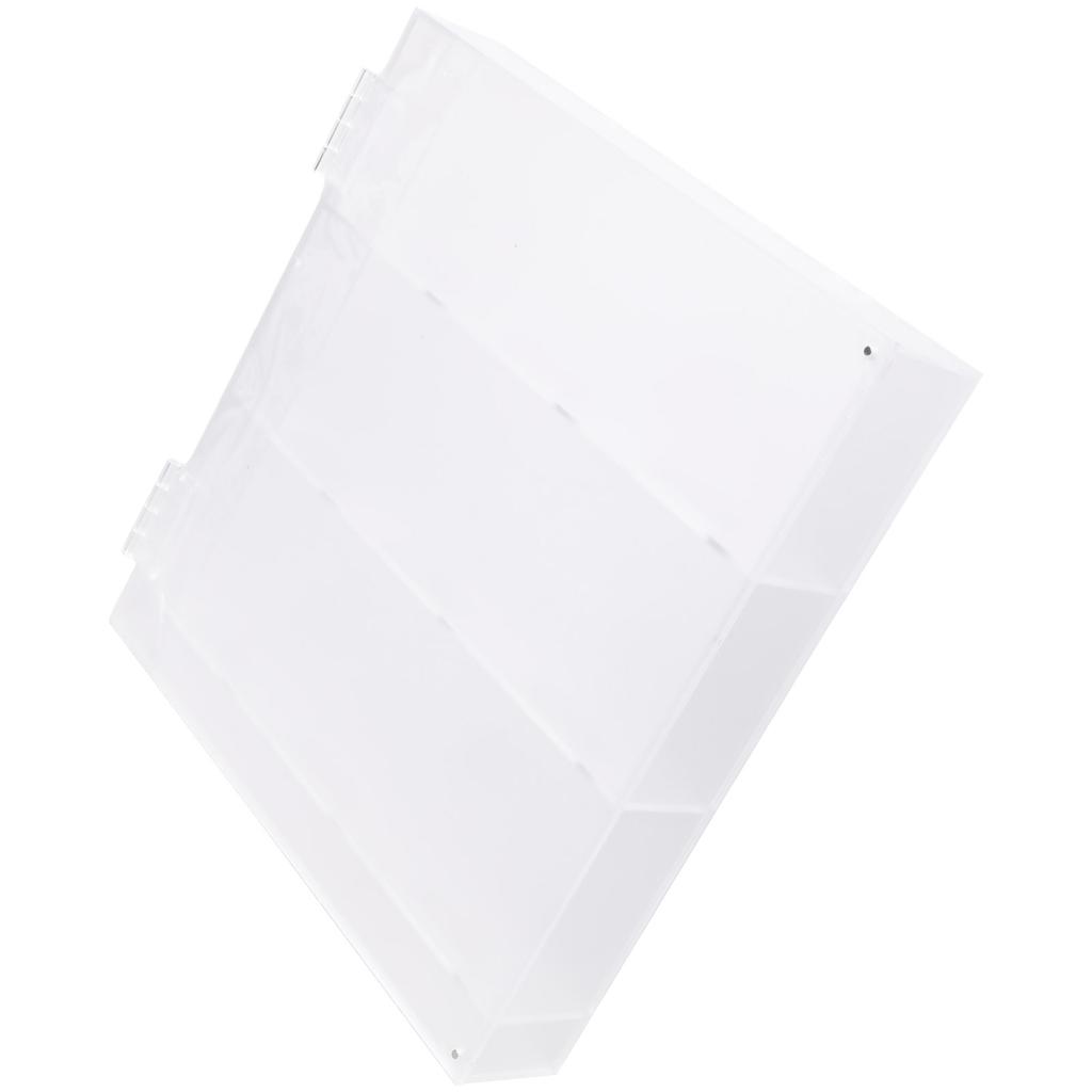 Ice Hockey Wall Mount Display Case Clear See Through Construction Dust Resistant Storage for Collectibles and Display