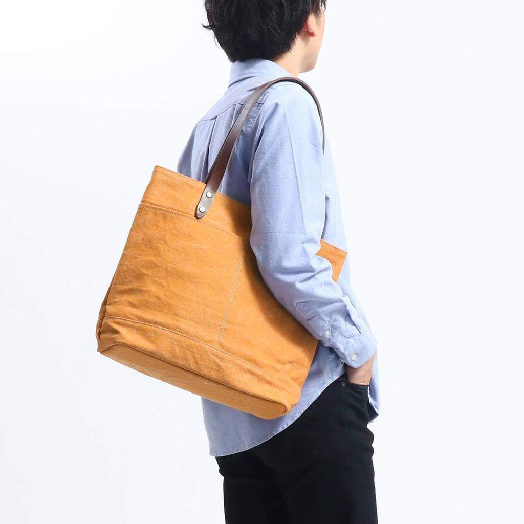 Tote Bag 8 Canvas Color Coating Navy [Baggy Port] No. YNM-1301 Men's BP-YNM1301-NV