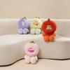 Plush Soft Monster Peach Fruit Toy With Pp Cotton For Bedroom Decor And Gifts