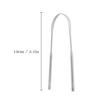 Tongue Scraper Stainless Steel Cleaner Fresh Breath Cleaning Coated Tongue Toothbrush Dental Oral Hygiene Care Tools