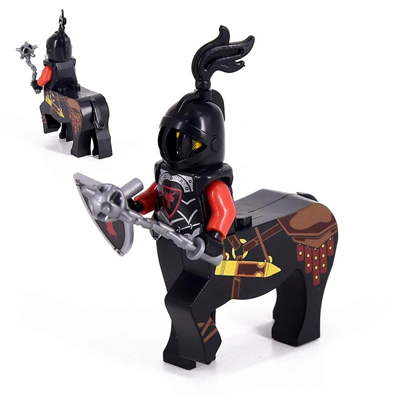 Средневековый рыцарь Древний воин Минифигурка Сборка Строительные блоки