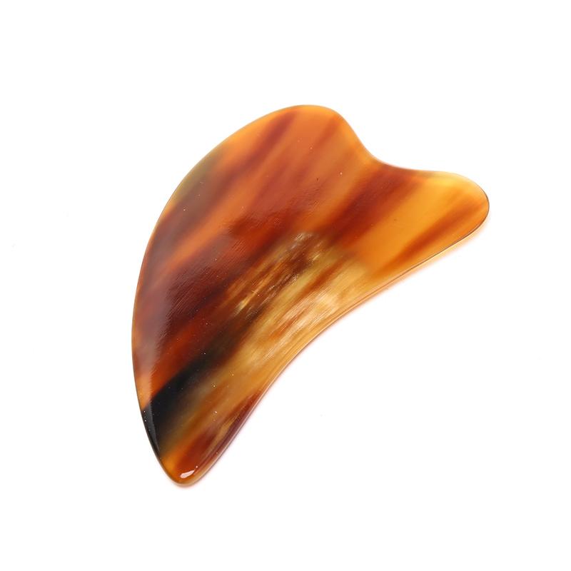 Натуральный бычий рог, доска Гуа Ша, скребок для гуаши, массажер для лица, подтяжка лица, скребок