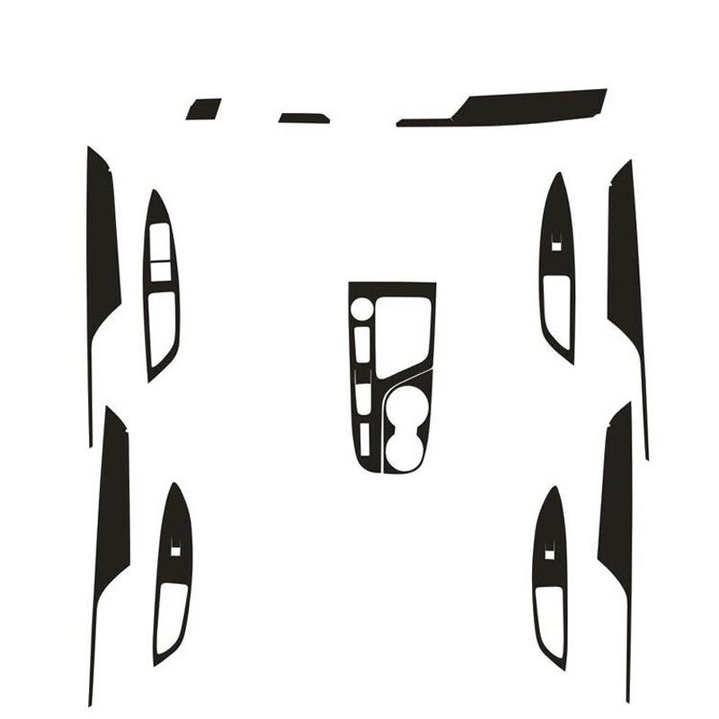 Carbon Fiber Gear Shift Frame Sticker for JAC Jiayue A5 Interior Console Decoration