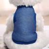 Yousheng Dog Shirt Plain Breathable Mesh Fabric Quick Drying Puppy T-Shirt for Summer