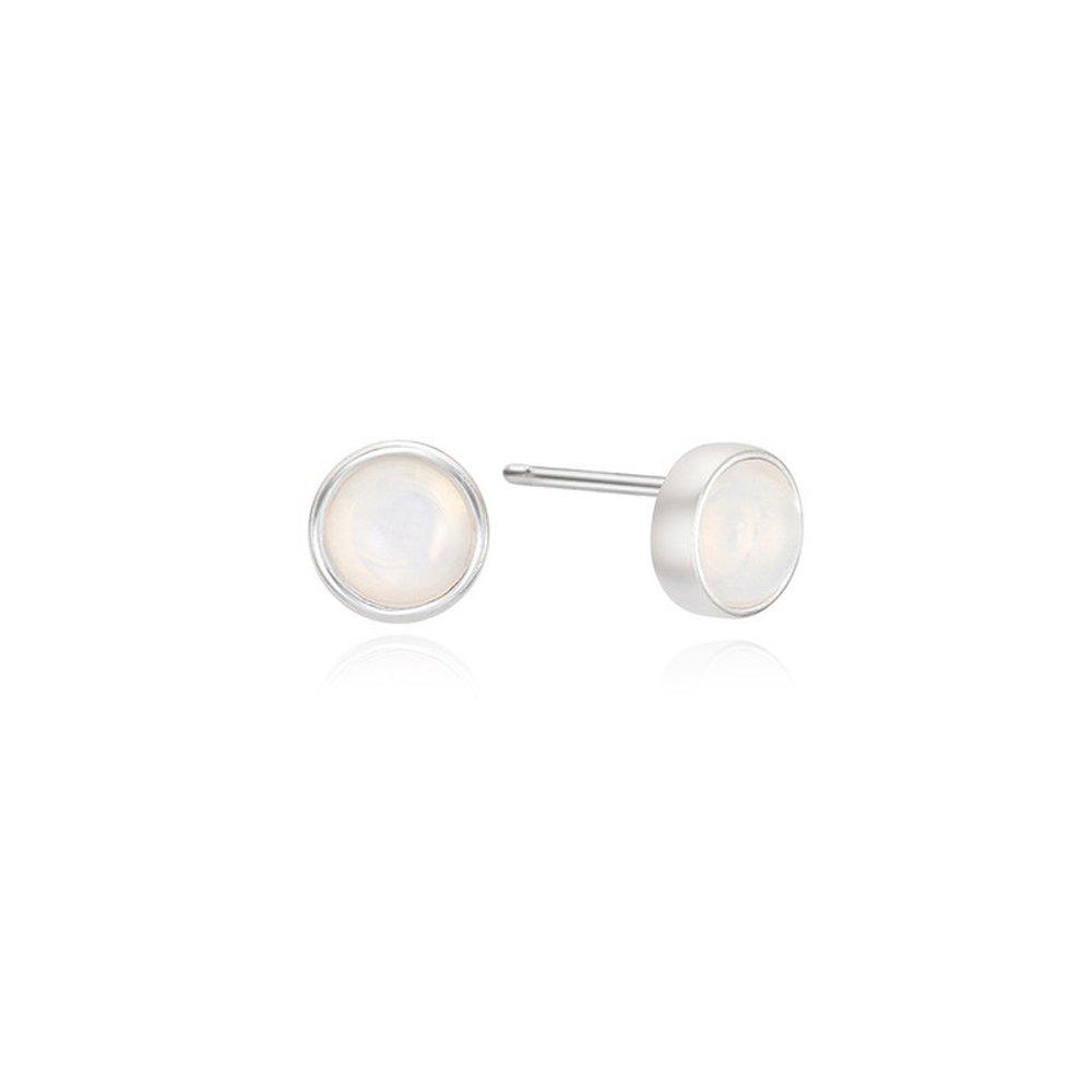 Milky Moonstone Earrings