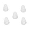 5pcs Hearing Aid Ear Tips Silicone Soft 3 Layers Replacement BTE ITE Hearing Aids Earplugs