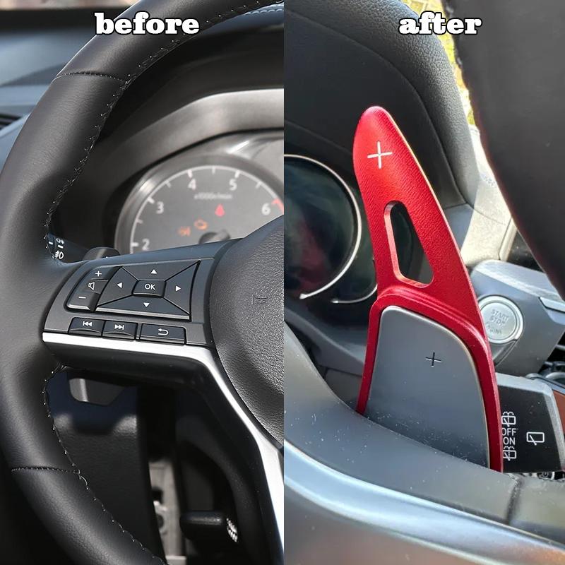 Extended Shift Paddles Steering Wheel Accessories for Infiniti Q50 QX50 Nissan Altima Rogue X-Trail T33 Pathfinder Qashqai J12