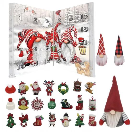 Адвент-календарь 2025 24 дня Рождественский календарь обратного отсчета с коллекционным предметом