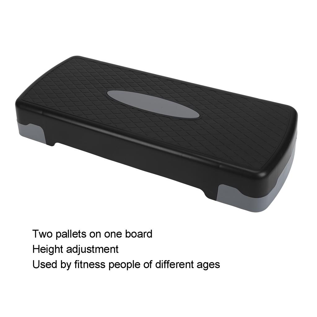 Фитнес Степ-платформа Противоскользящая Пластиковая Регулируемая Педаль Степпер для Йоги Аэробики Домашнего Тренажерного Зала