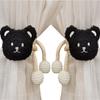 2Pcs Ins Cartoon Bear Curtain 3D Bear Curtain Tieback Window Curtain Buckles  Curtain Decor