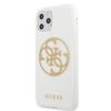 Guess Guhcn65Tpuwhglg Iphone 11 Promax White/White Hard Case Glitter 4G Circle Logo