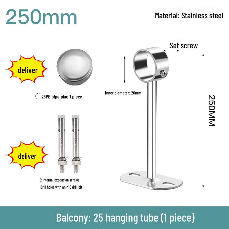 Stainless Steel Windproof Outdoor Clothes Drying Rack for Balcony.