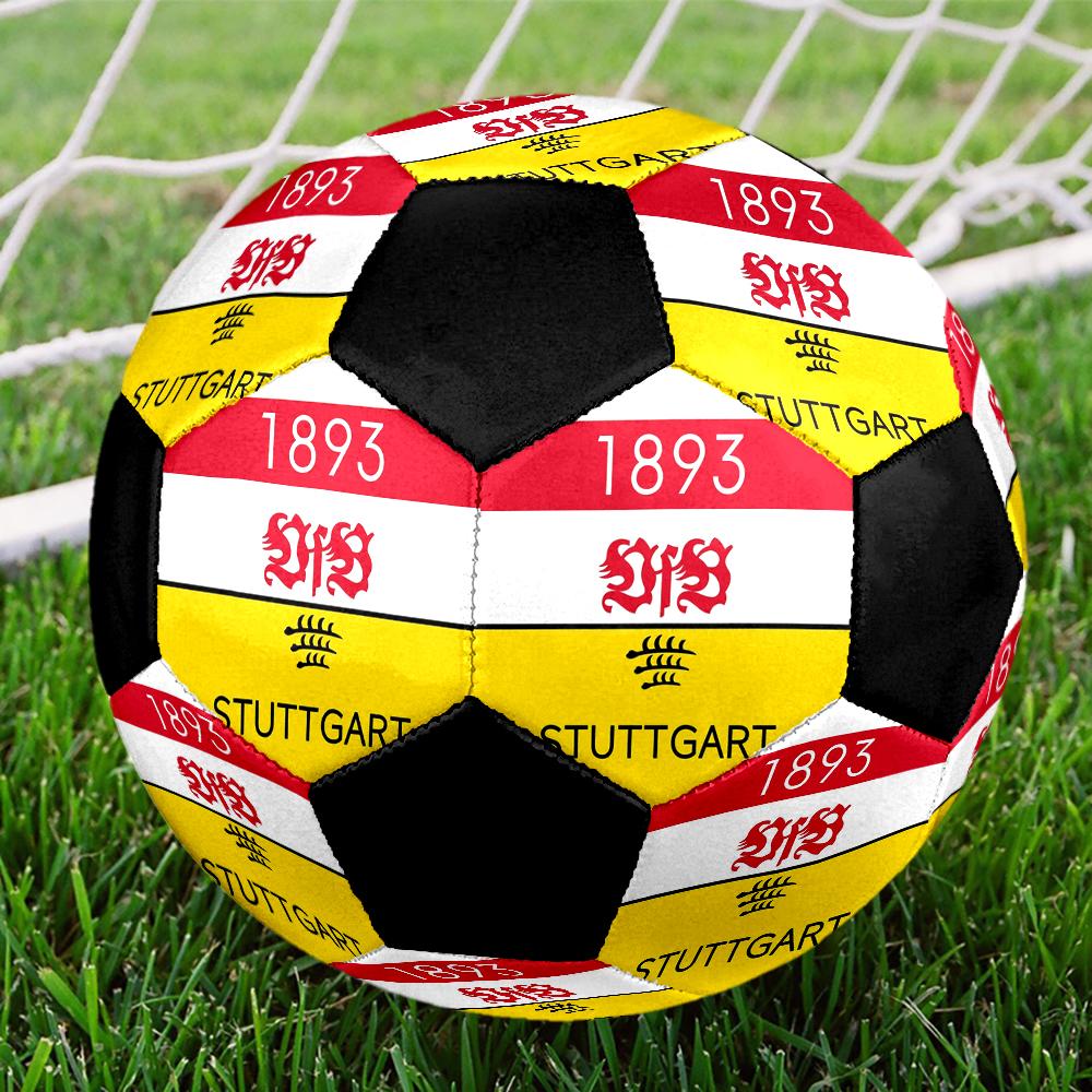 Sportverein Darmstadt Indoor Soccer Ball Colorful Machine Stitched PVC Size 5 Team Training Competition Ready Durable High-Bounce Cool Sports Gift