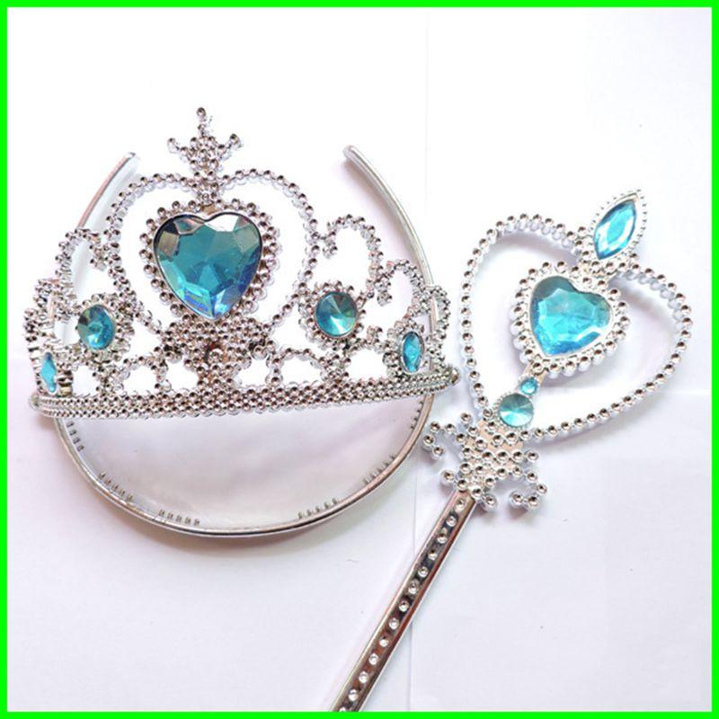 Girls Kids Elsa Fancy Dress Costume Princess Anna Party Dresses Cosplay Outfits