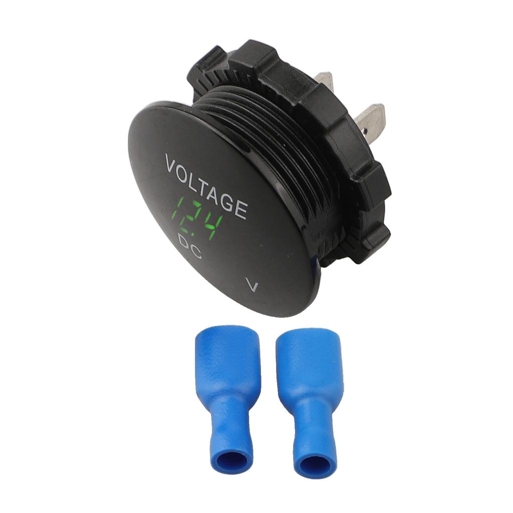 1PCS DC 12V 24V Car Replacement Voltmeter Meter Digital LED Voltmeter Automobile Battery Voltmeter Power Tool Accessories