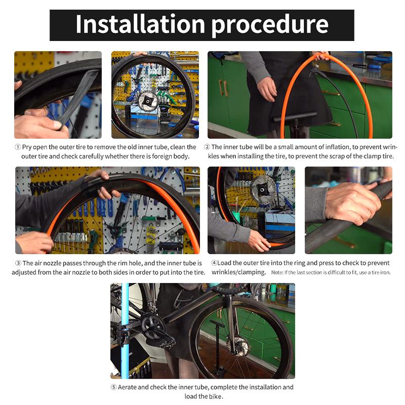 Сверхлегкая велосипедная камера 700 18-32C шоссейная MTB велосипедная шина из ТПУ 700c 456585 мм