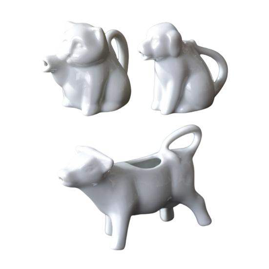 Керамический кувшин для сливок в форме коровы, молочник для кофе, чая, горячего шоколада, милый дизайн животных, легко моется, кухонный обеденный стол, аксессуар