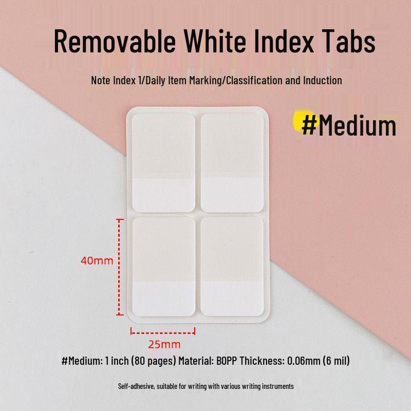 Белые прозрачные стикеры-фотокарточки для айдолов, стикеры-заметки и простые стикеры-закладки для учебы