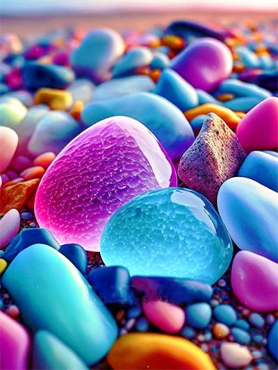 Набор для вышивки алмазной живописью Сердце Камень Морской Декор для дома Мозаика Вышивка крестом Любовь Пляжный пейзаж Кристалл Картина