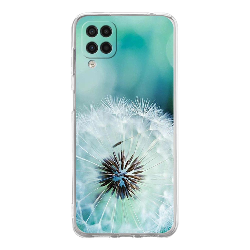 Чехол для телефона Samsung Galaxy A13 A33 A35 A55 A73 A53 A23 A51 A71 A21S A72 A31 A41 A05s A03S A15 A25 5G Чехол цветок Одуванчик